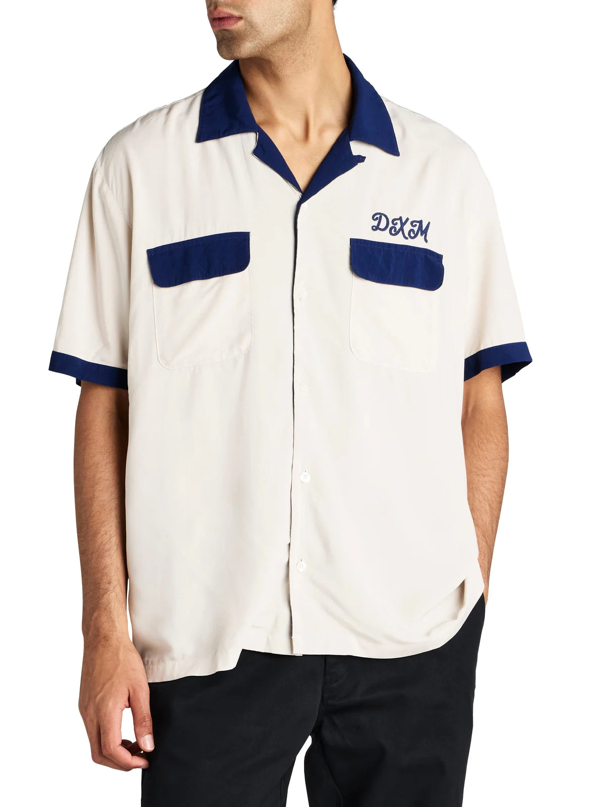 Deus Ex Machina Diablo Bowling Shirt - Dirty White