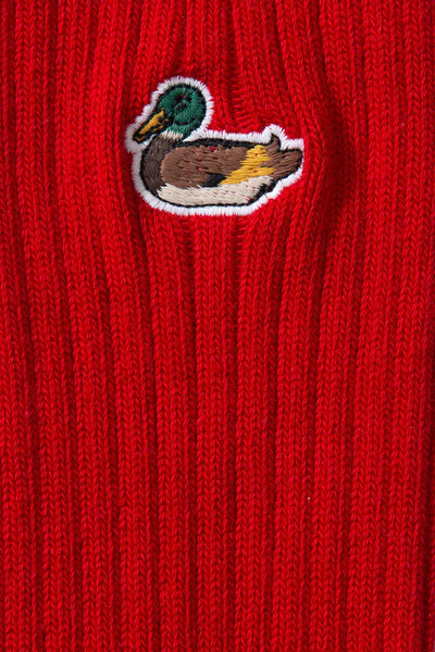 Edmmond Studios Duck Socks - Red