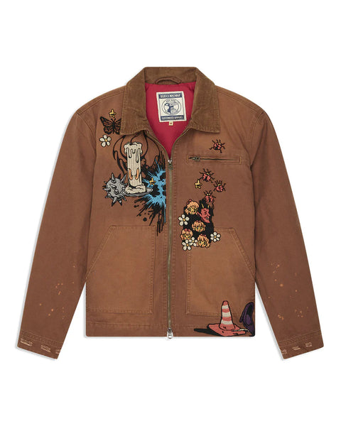 Deus ex Machina Collective Improv Jacket - Caramel Cafe (Brown)