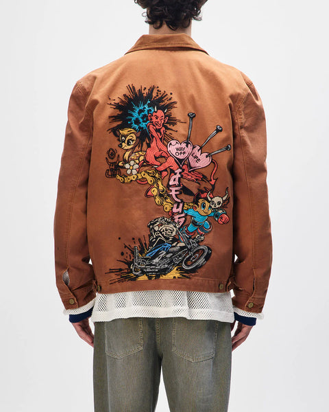 Deus ex Machina Collective Improv Jacket - Caramel Cafe (Brown)