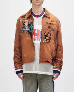 Deus ex Machina Collective Improv Jacket - Caramel Cafe (Brown)