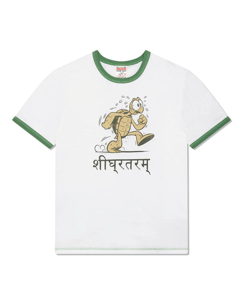Deus ex Machina Faster Tee - Dirty White