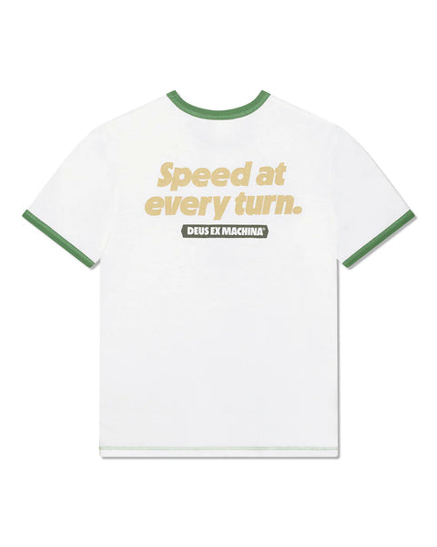 Deus ex Machina Faster Tee - Dirty White