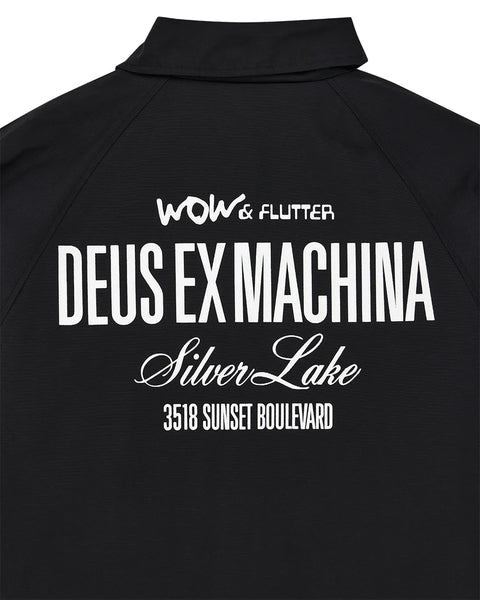 Deus  Sensory Overload Coach Jacket - Black
