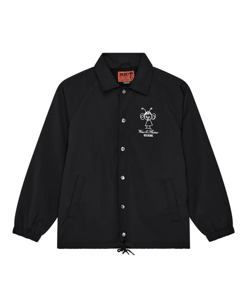 Deus  Sensory Overload Coach Jacket - Black