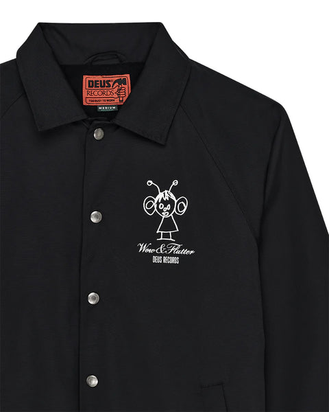 Deus  Sensory Overload Coach Jacket - Black