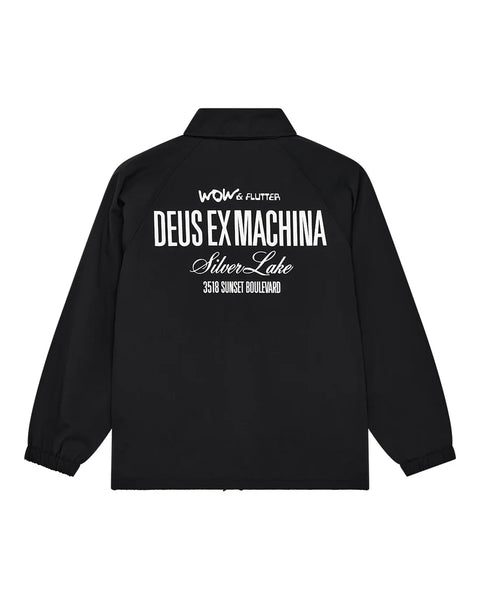 Deus  Sensory Overload Coach Jacket - Black