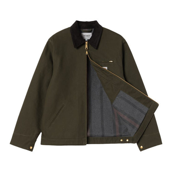 Carhartt WIP Detroit Winter Jacket - Olive/Black Rigid