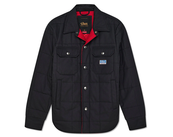 Deus ex Machina Maxwell Waxed Overshirt - Black
