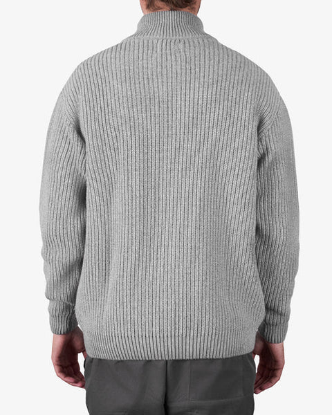 Colorful Standard Merino Quarter Zip - Marine Blue