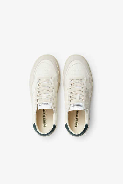 Pompeii Elan Leather Sneakers - Ecru Jasper