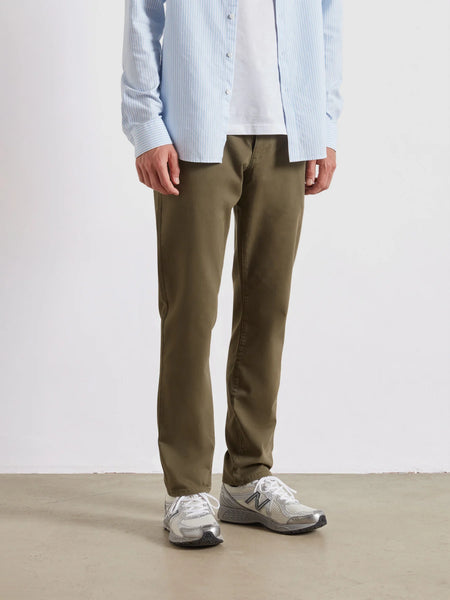 Farah Elm Slim Fit Chino - Olive Green