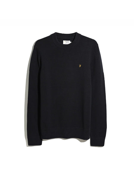 Farah Shepard Crew Sweater - True Navy