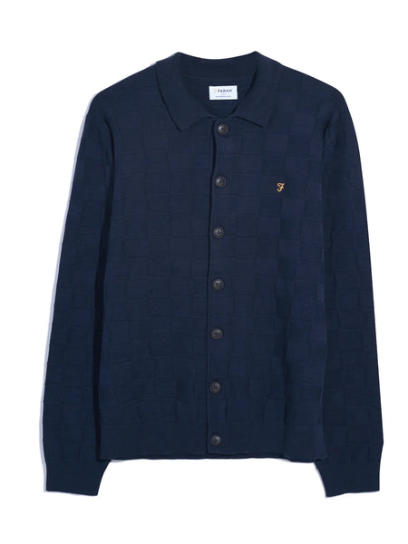 Farah Trinity Cardigan - True Navy