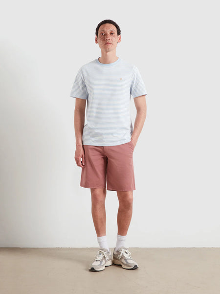 Farah Hawk GD Twill Shorts - Dusty Red