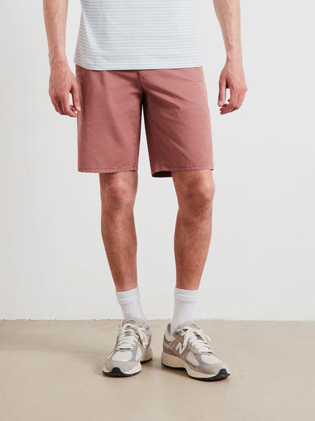 Farah Hawk GD Twill Shorts - Dusty Red