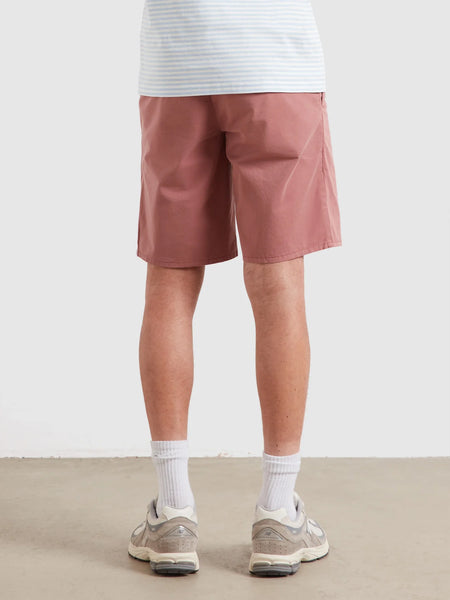 Farah Hawk GD Twill Shorts - Dusty Red