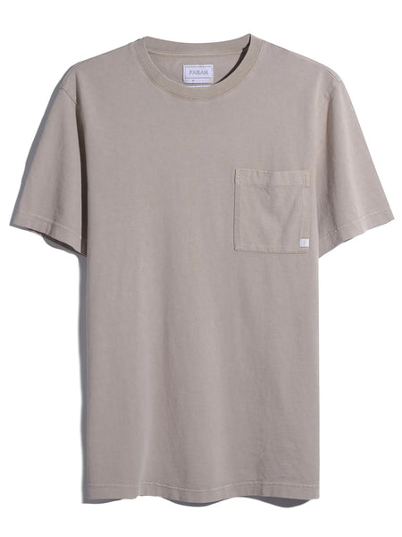 Farah Stacy Pocket Tee - Ashen Taupe