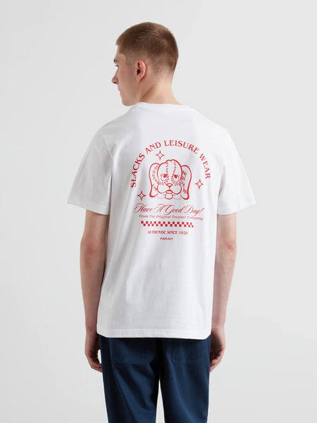 Farah Byron Graphic Tee - White