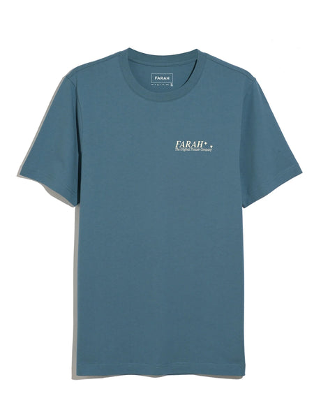 Farah Morween Graphic Tee - Blue Tide
