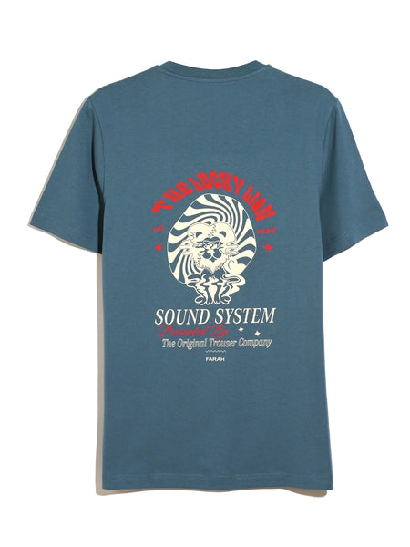 Farah Morween Graphic Tee - Blue Tide