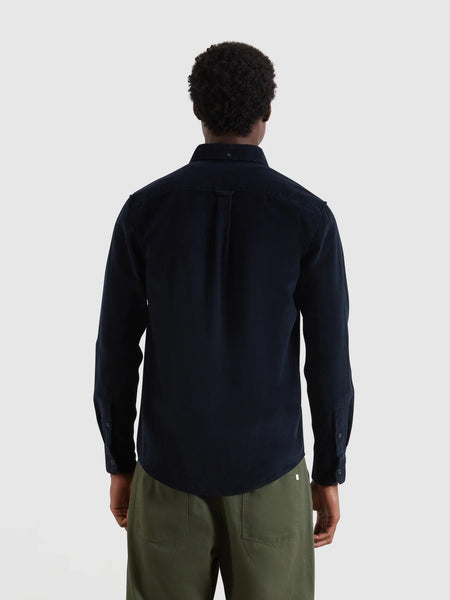 Farah Spencer Cord Shirt - True Navy