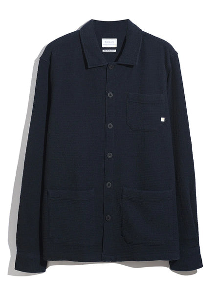 Farah L/S Castlefields Overshirt - True Navy