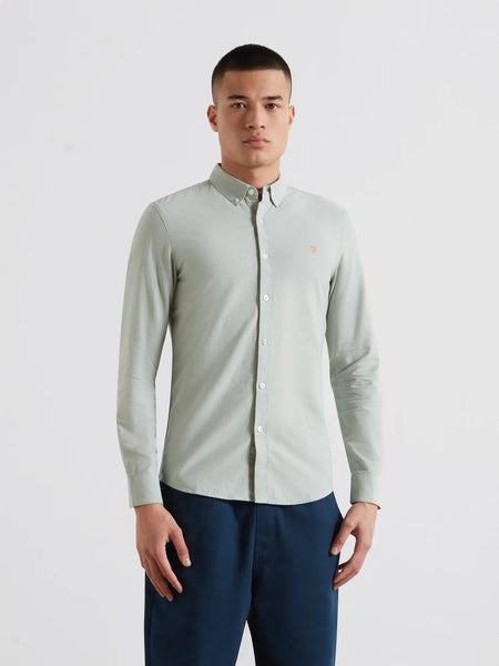 Farah Brewer L/S Slim Fit Shirt - Farah Jade
