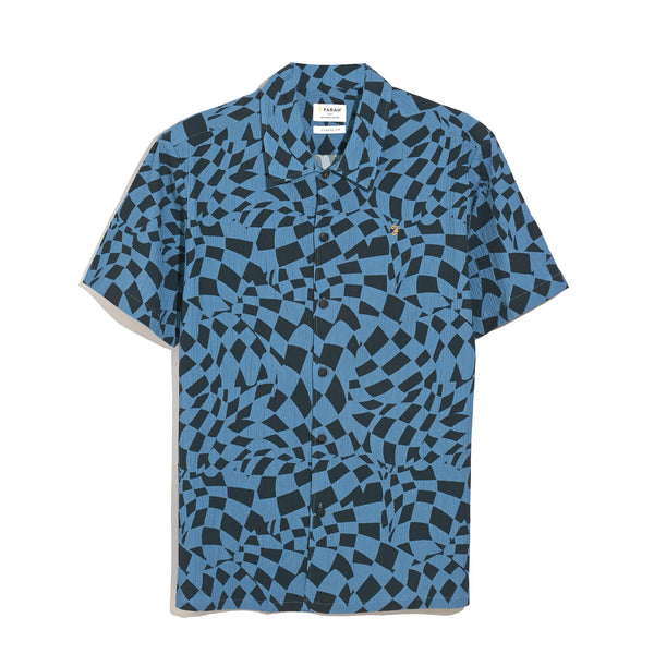 Farah Angelo S/S Shirt - True Navy