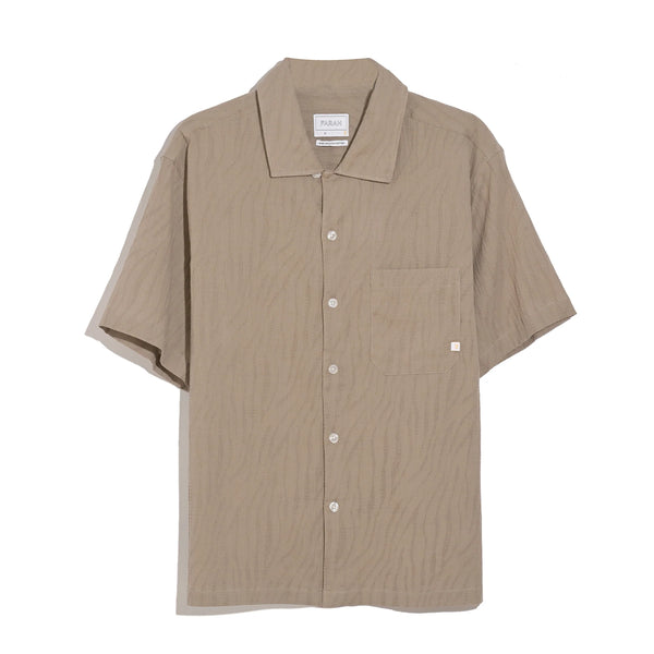 Farah Riley S/S Shirt - Ashen Taupe