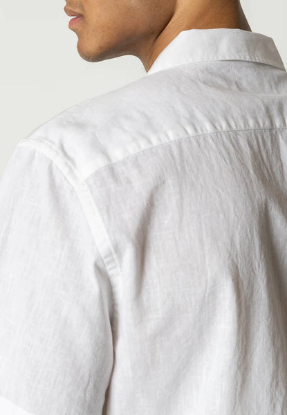 Clean Cut Copenhagen Giles Bowling S/S Shirt - White