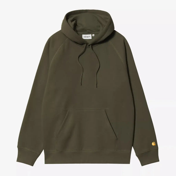 Carhartt WIP Hooded Chase Sweatshirt - Olive