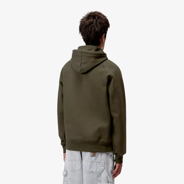 Carhartt WIP Hooded Chase Sweatshirt - Olive