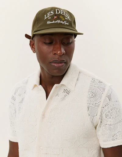 Les Deux Hector Lace S/S  Shirt - Ivory