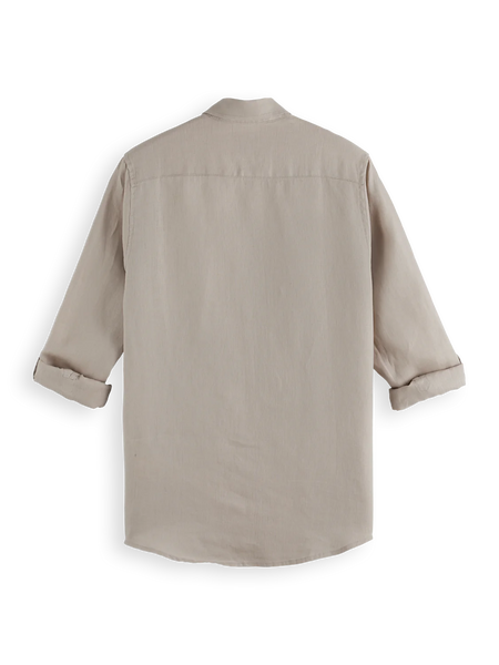Scotch & Soda Core Linen Shirt - Highway Grey