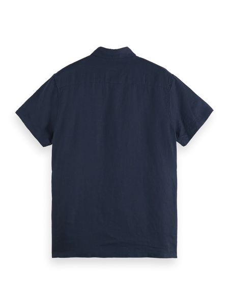 Scotch & Soda Core Linen S/S Shirt - Night