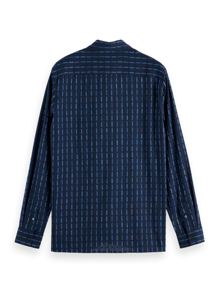 Scotch @ Soda Striped Voile Shirt - Navy/Blue