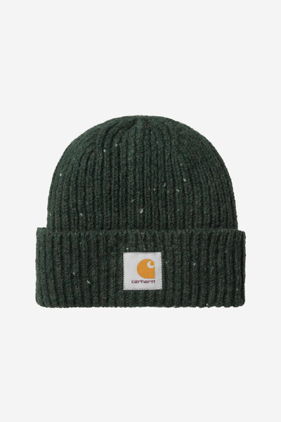 Carahrtt WIP Anglistic Beanie - Speckled Dark Scarab
