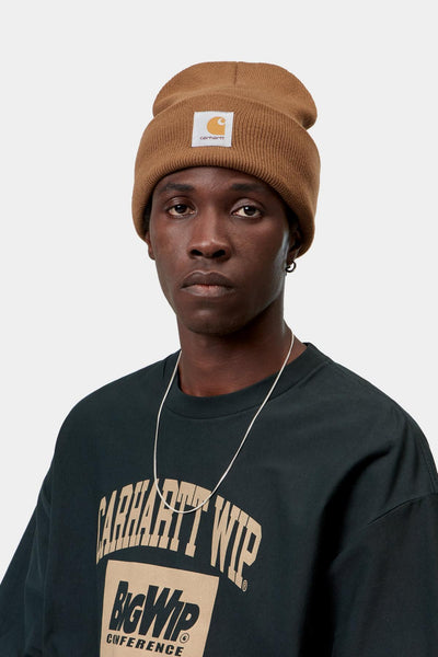 Carhartt WIP Acrylic Watch Hat - WIP H Brown