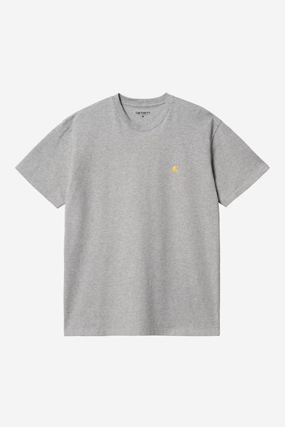 Carhartt WIP Chase Tee - Grey Heather