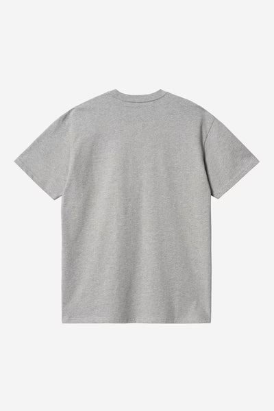 Carhartt WIP Chase Tee - Grey Heather