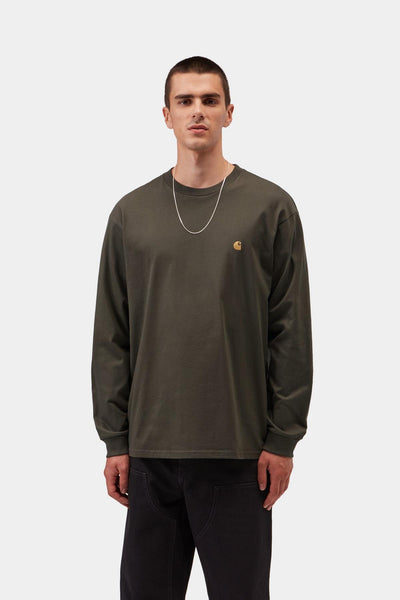 Carhartt WIP L/S Chase Tee - Shungite