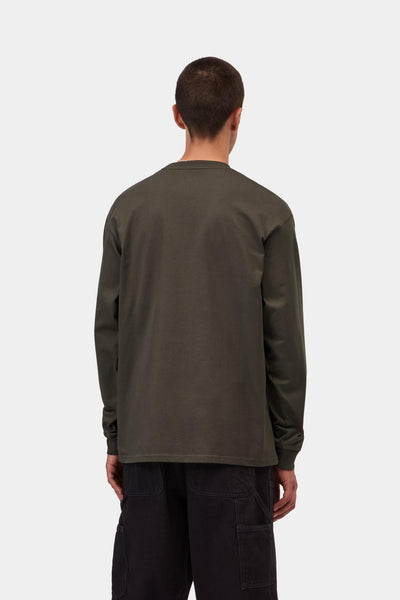 Carhartt WIP L/S Chase Tee - Shungite