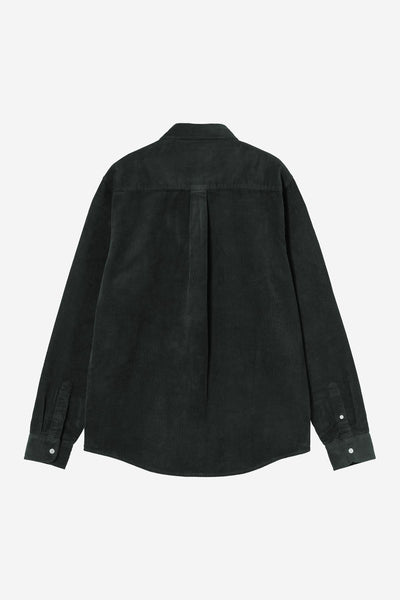 Carhartt WIP Madison L/S Cord Shirt - Raven