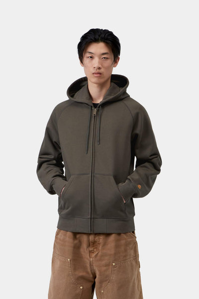 Carhartt WIP Hooded Chase jacket - Shungite