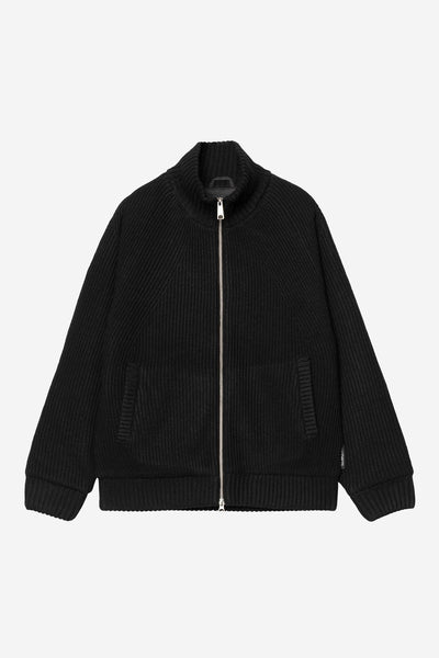 Carhartt WIP Banley Sweater Jacket - Black