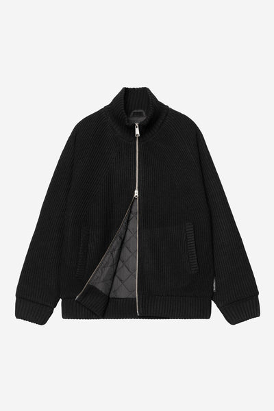 Carhartt WIP Banley Sweater Jacket - Black