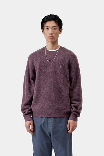 Carhartt WIP Curtis Sweater - Tangled Shady Purple