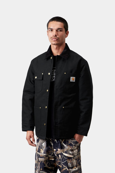 Carhartt WIP OG Chore Coat - Black/Black Rigid