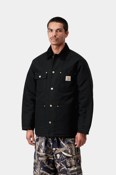Carhartt WIP OG Chore Coat - Black/Black Rigid